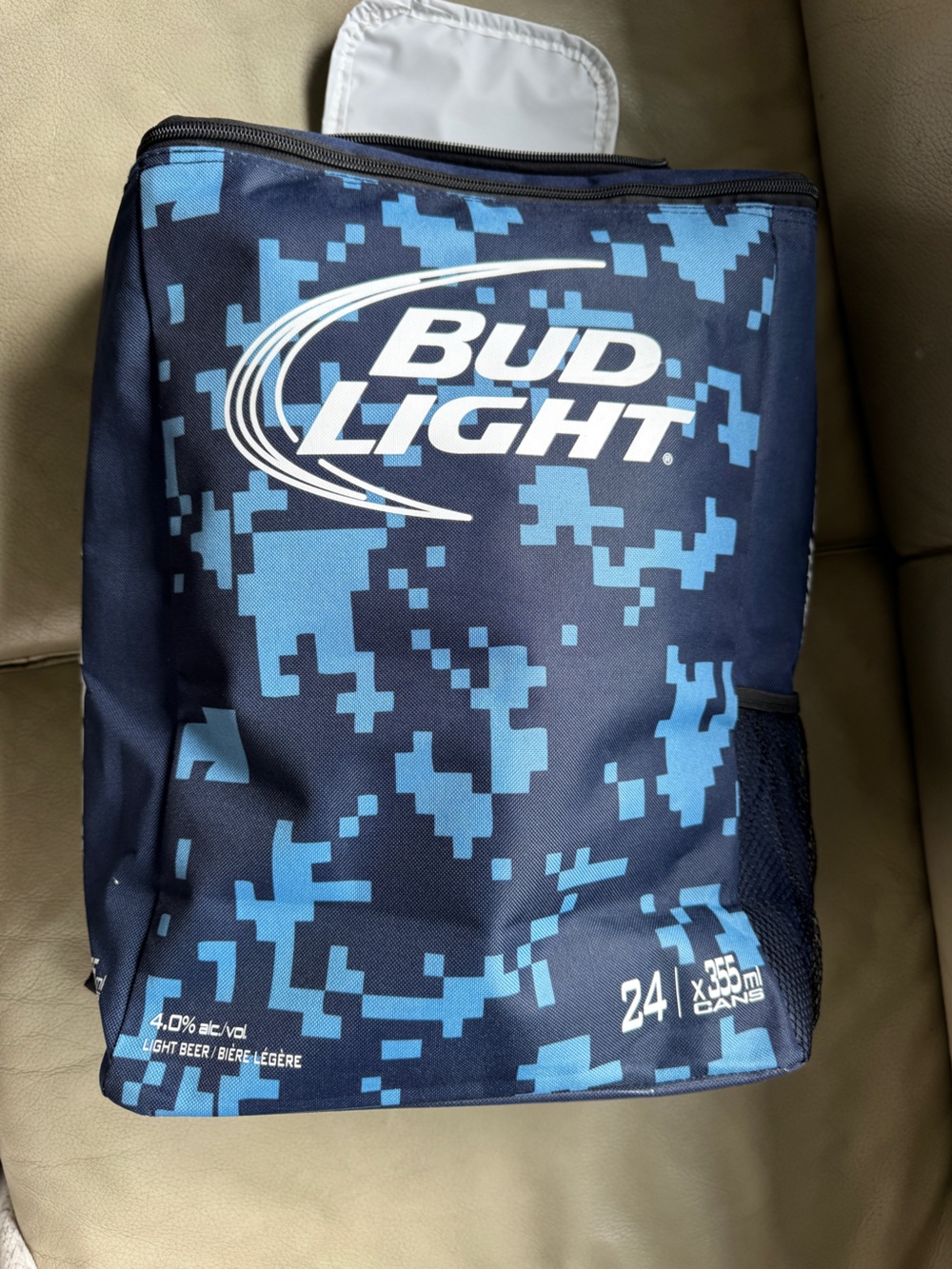 Bud Light 24 Can Backpack Cooler